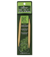 Clover Bamboo Circular Knitting Needles 16" (Sizes 11 & 13)