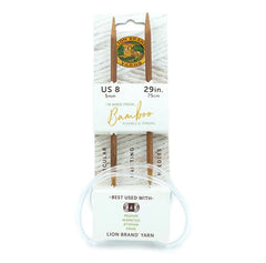Lion Brand® Bamboo Circular Knitting Needles 29" (Size 8)