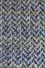 Homespun Arrow Stitch Baby Blanket (Crochet)