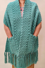 I Love Texture Pocket Shawl (Crochet)