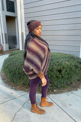 Abrazo Rayado Cocoon (Crochet)